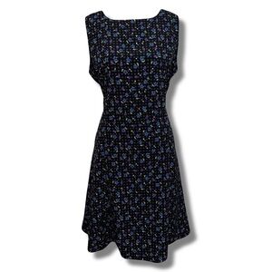 Early 00’s Gingham Floral Tie Back Dress